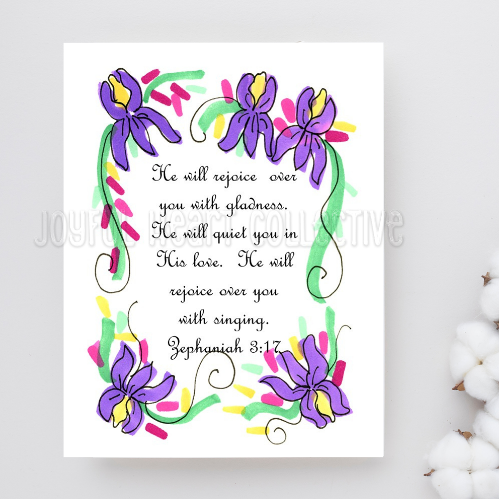 Floral Inspirations Scripture Notecards (Set of 5)