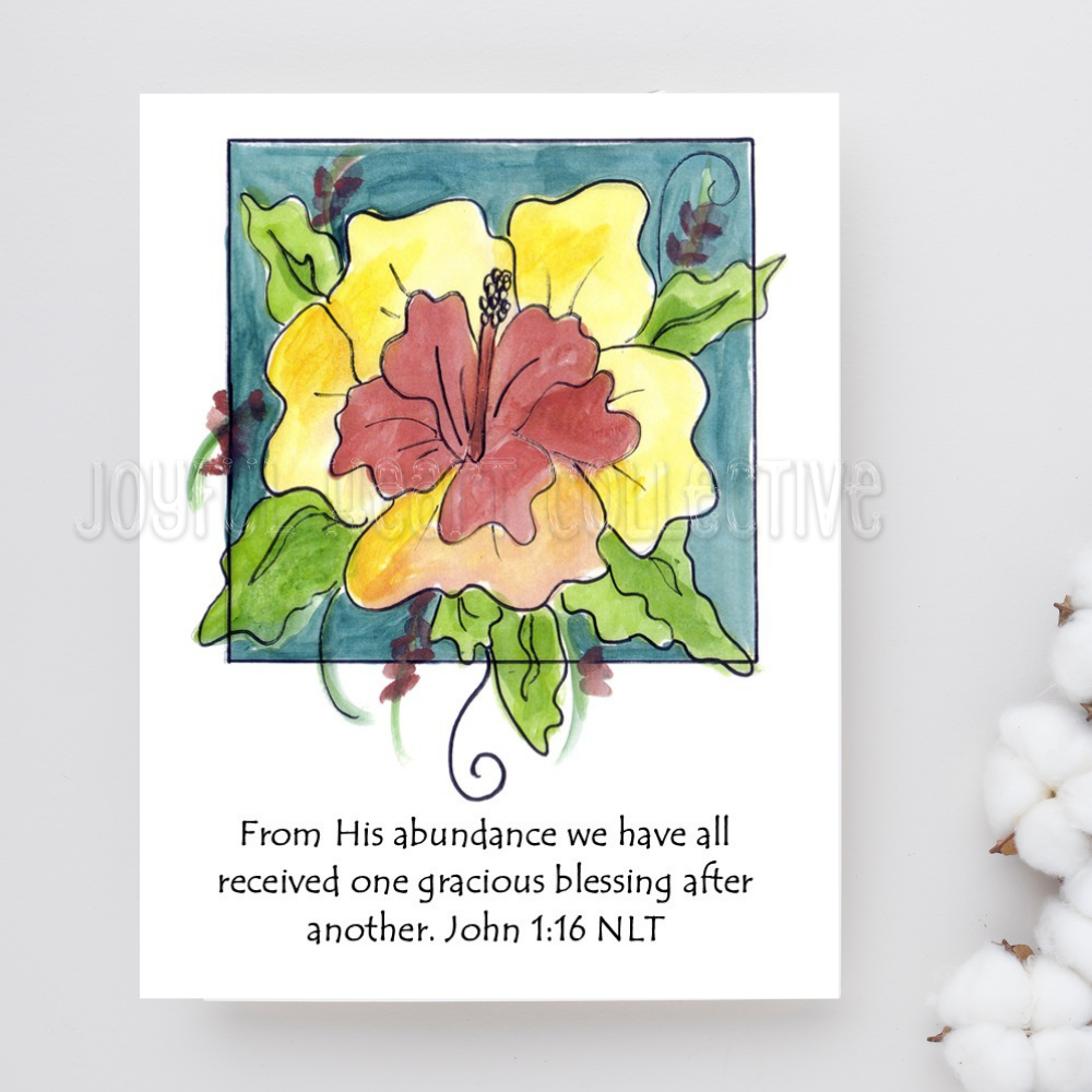 Colorful Tropics Scripture Notecards (Set of 5)