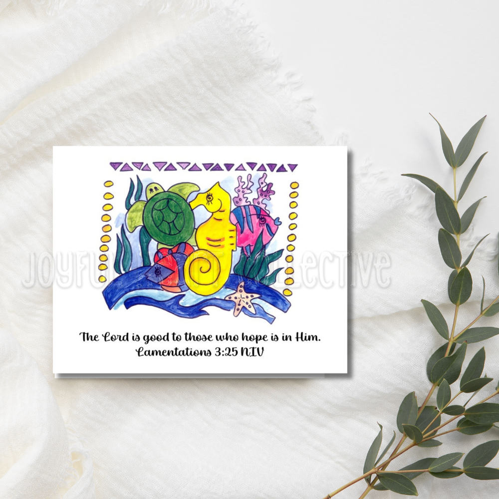 By The Sea Scripture Notecards (Set of 5)