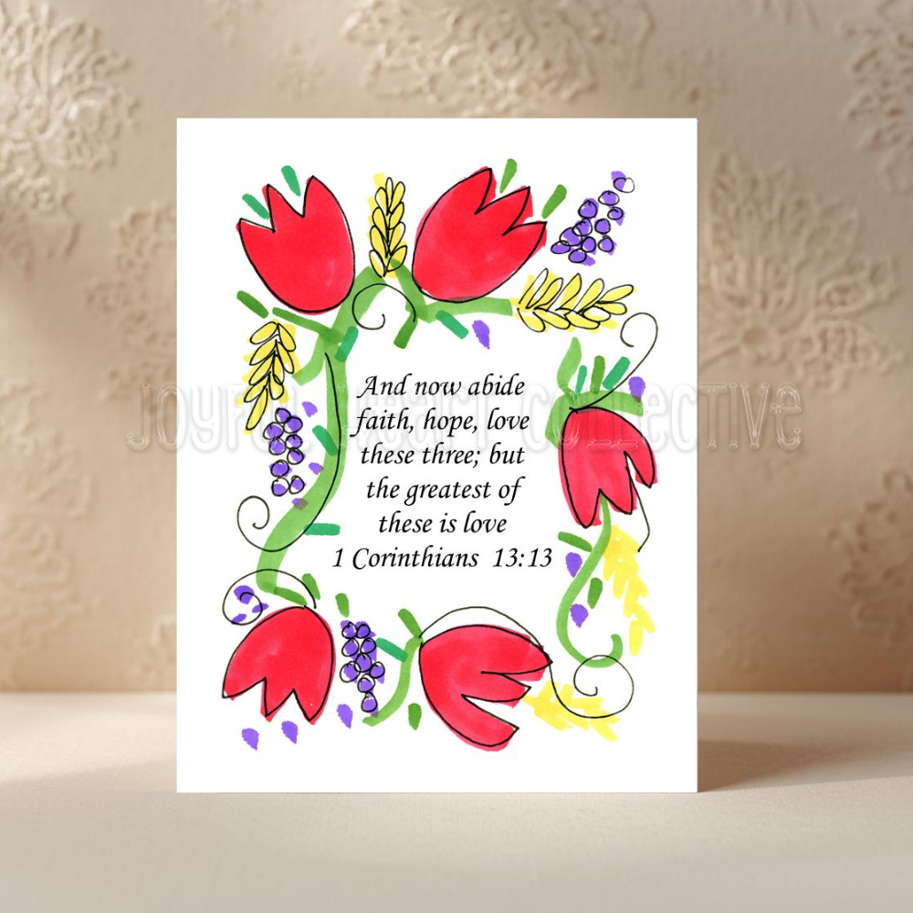 Floral Inspirations Scripture Notecards (Set of 5)