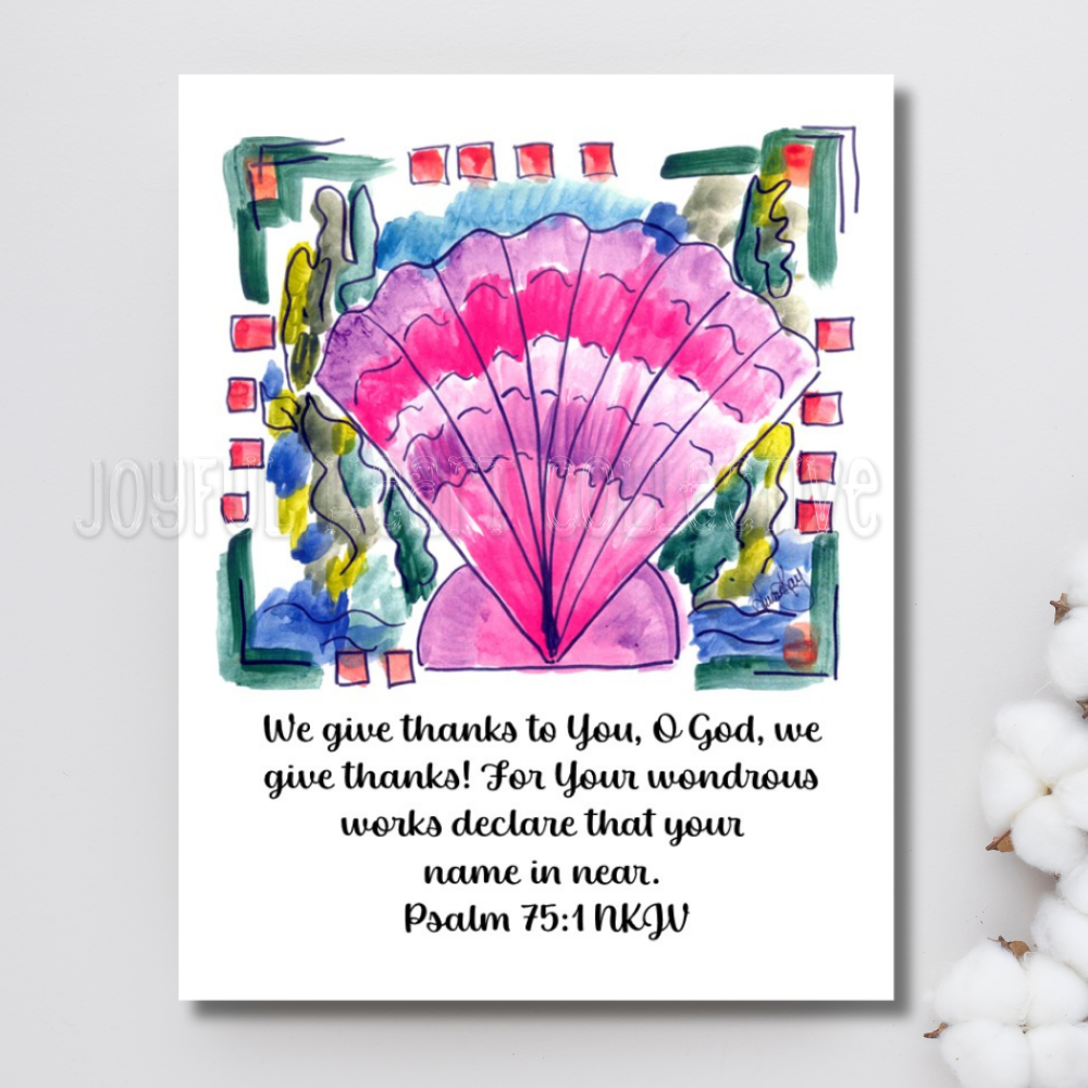 By The Sea Scripture Notecards (Set of 5)