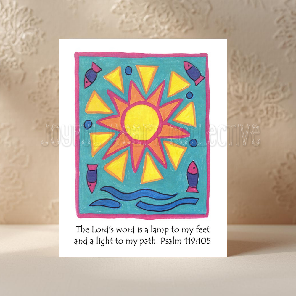 Colorful Tropics Scripture Notecards (Set of 5)
