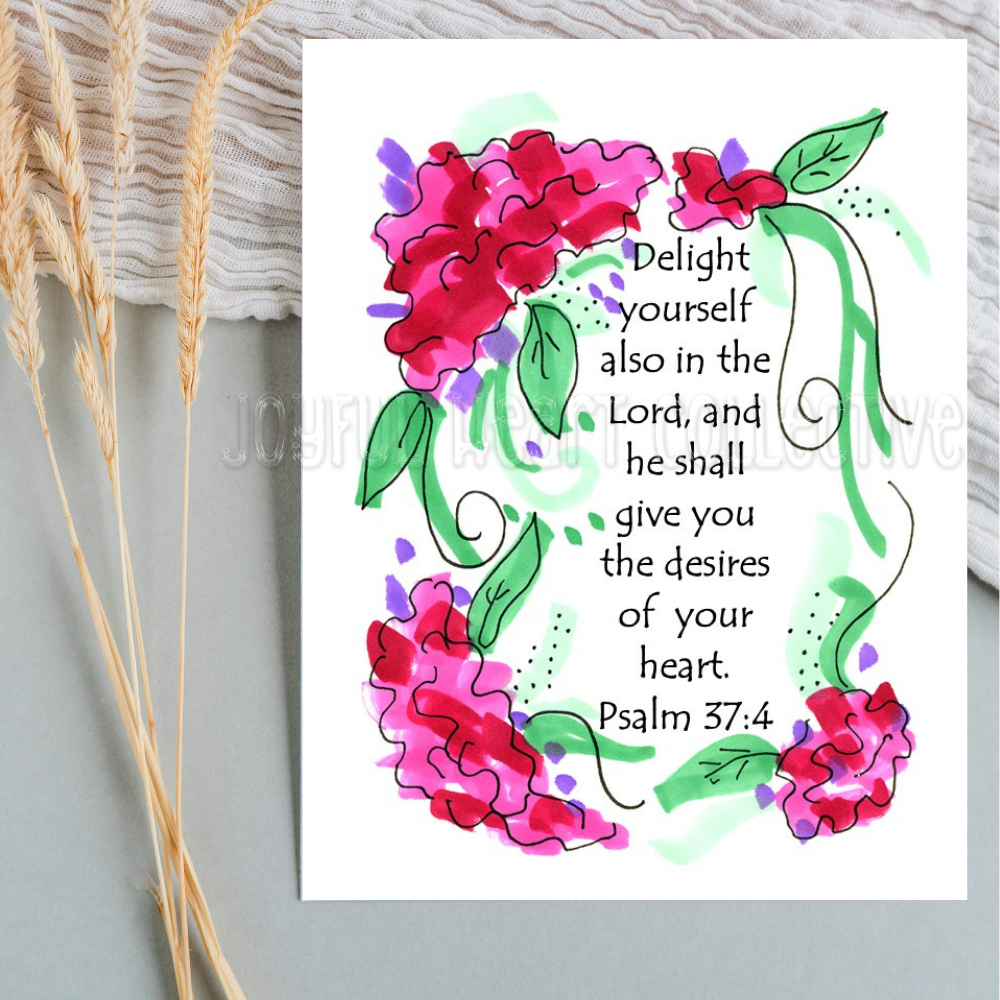 Floral Inspirations Scripture Notecards (Set of 5)