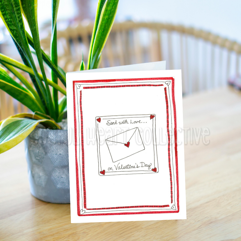 Sent With Love Notecards (Set of 4)