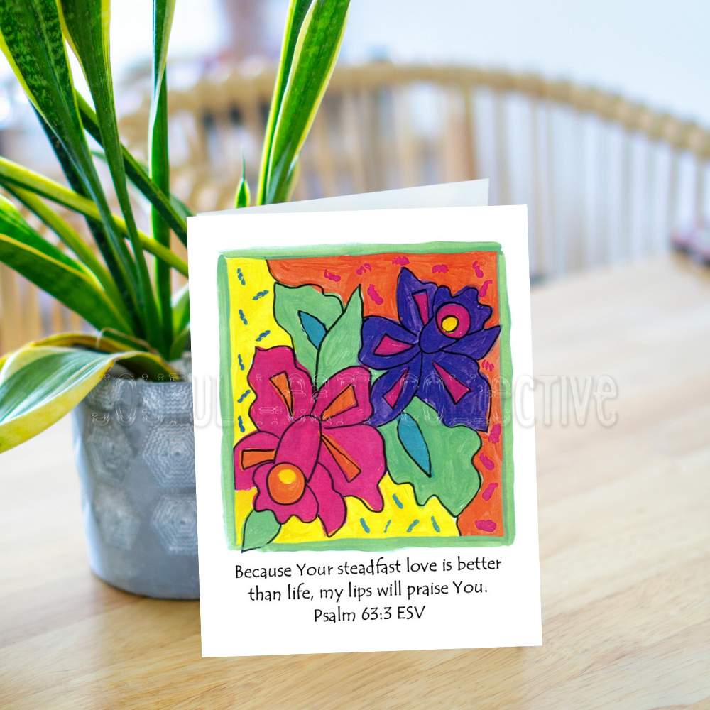 Colorful Tropics Scripture Notecards (Set of 5)