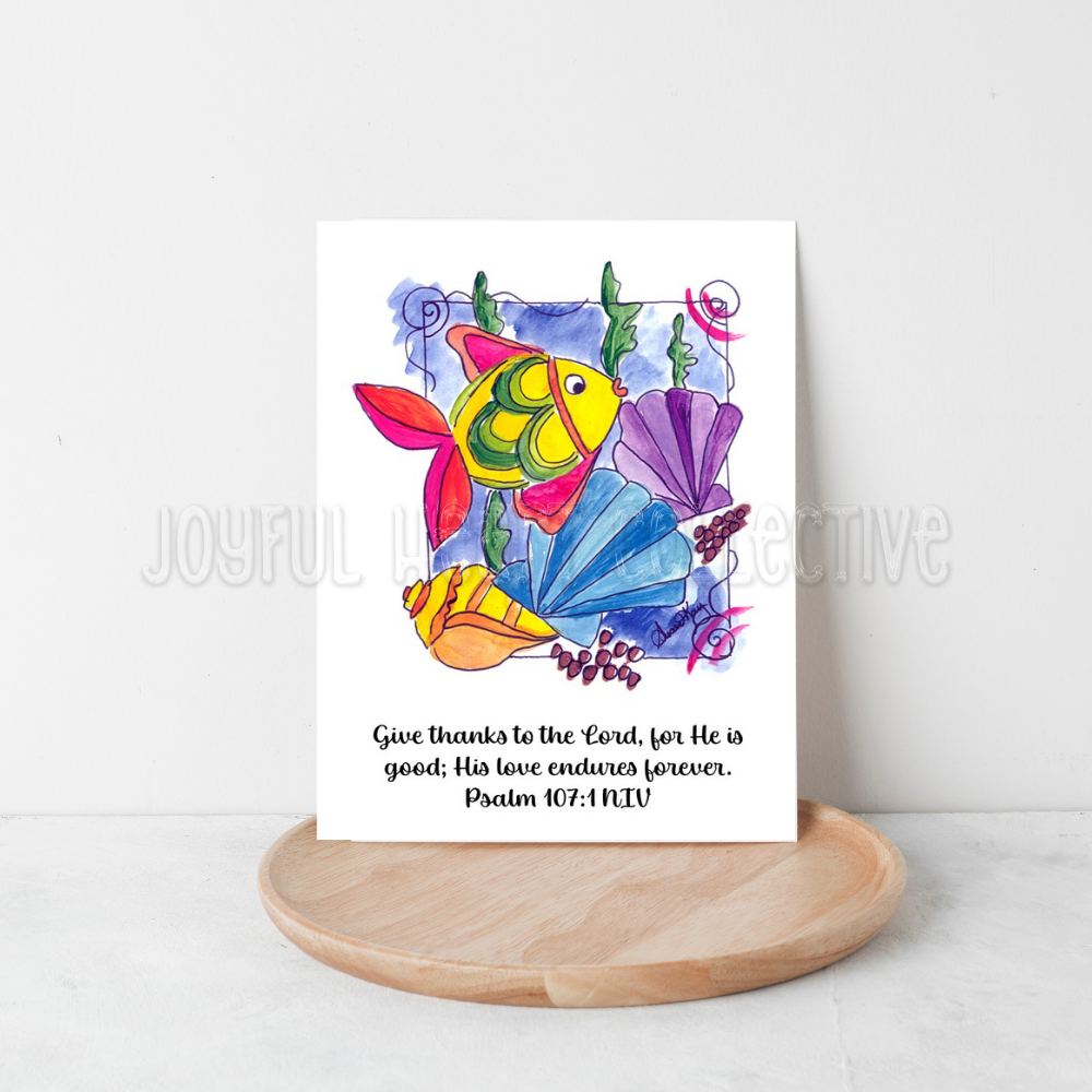 By The Sea Scripture Notecards (Set of 5)