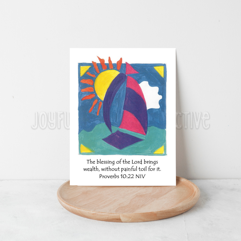 Colorful Tropics Scripture Notecards (Set of 5)