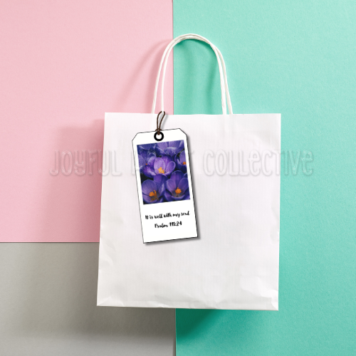 Spring Beauty Floral Tags (Set of 6)