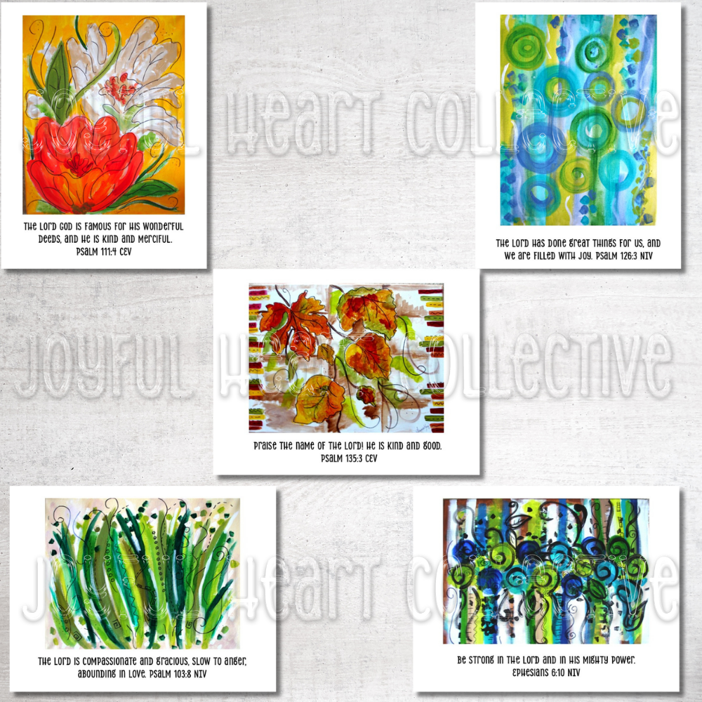 Artful Memories Scripture Notecards (Set of 5)