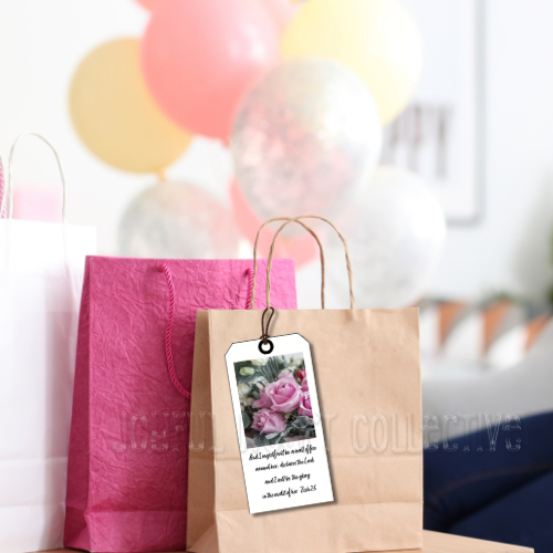 Spring Beauty Floral Tags (Set of 6)